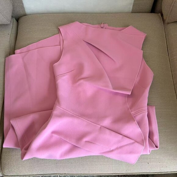 NEW Acler x Saks Normanhill Petal Midi Dress AU10/US6 Party Event Candy Pink - Picture 5 of 10